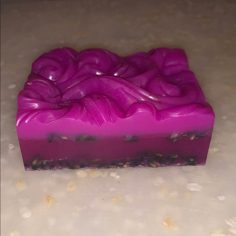 New Handmade purple lavender soap